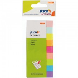 ΣΕΛΙΔΟΔΕΙΚΤΕΣ Stick'N ΧΑΡΤΙΝΟΙ 50x12mm RAINBOW  ΣΕΤ 9χ50Φ