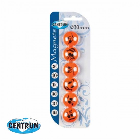 ΜΑΓΝΗΤΕΣ CENTRUM SMILE 30mm ( μπλίστερ 6τεμ.)