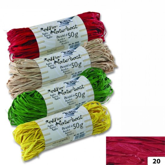 ΧΟΡΤΟ ΦΥΣΙΚΟ FOLIA 50gr ΚΟΚΚΙΝΟ