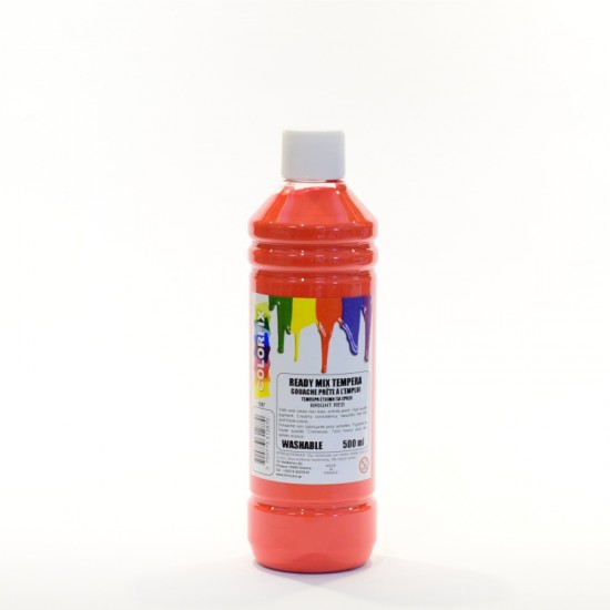 ΤΕΜΠΕΡΑ COLORFIX 500ml BRIGHT RED