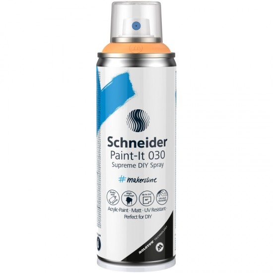 ΧΡΩΜΑΤΑ ΑΚΡΥΛΙΚΑ SCHNEIDER Σπρέι PAINT-IT 030 200ml APRICOT PASTEL