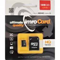 ΚΑΡΤΑ ΜΝΗΜΗΣ Micro-SDHC IMPRO 128 GB με αντάπτορα (class 10)