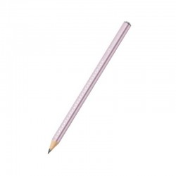 ΜΟΛΥΒΙΑ FABER CASTELL SPARKLE ΝΕΟ JUMBO ΡΟΖΕ