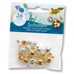 ΚΟΥΔΟΥΝΑΚΙΑ FOLIA ΧΡΥΣΟ-ΑΣΗΜΙ ΔΙΑΦΟΡΑ ΜΕΓΕΘΗ 26τεμ.