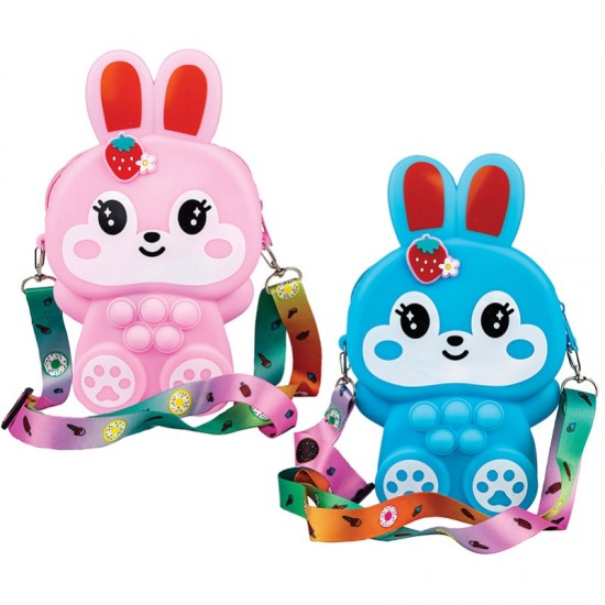 ΠΟΡΤΟΦΟΛΙ  CENTRUM ΣΙΛΙΚΟΝΗΣ ΚΡΕΜΑΣΤΟ RABBIT (220x133χ37mm)