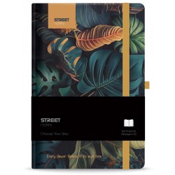 ΣΗΜΕΙΩΜΑΤΑΡΙΟ STREET FLOWERS GARDEN A6 96σελ. (80gr ριγέ)