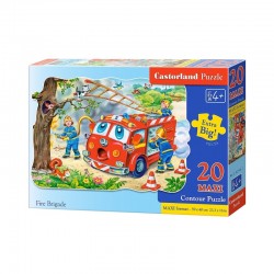 PUZZLE  CASTORLAND 20τεμ. MAXI Fire Brigade (590x400mm)