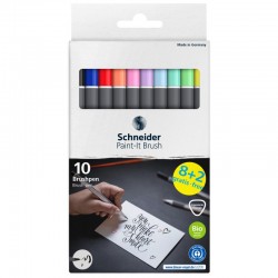 ΜΑΡΚΑΔΟΡΟΙ SCHNEIDER PAINT-IT BRUSH 070 ΣΕΤ 8+2 FREE