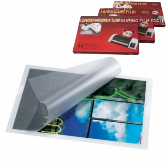 ΠΛΑΣΤΙΚΟΠΟΙΗΣΗΣ ΔΙΦΥΛΛΑ O.K. Α4 80mic