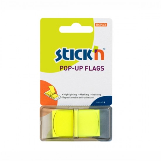 ΣΕΛΙΔΟΔΕΙΚΤΕΣ Stick'N POP-UP 45x25mm ΚΙΤΡΙΝΟ 50Φ