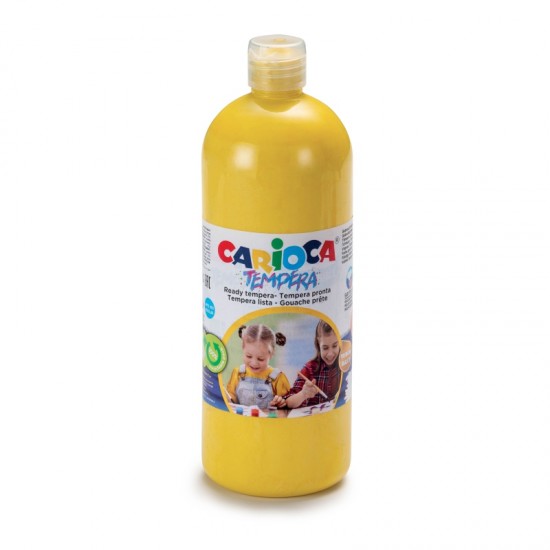 ΤΕΜΠΕΡΑ CARIOCA ΜΠΟΥΚΑΛΙ 1 lt PRIMARY YELLOW