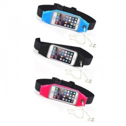 ΤΣΑΝΤΑΚΙ ΜΕΣΗΣ ΑΘΛΗΤΩΝ (με θήκη κινητού και έξοδο ακουστικών)