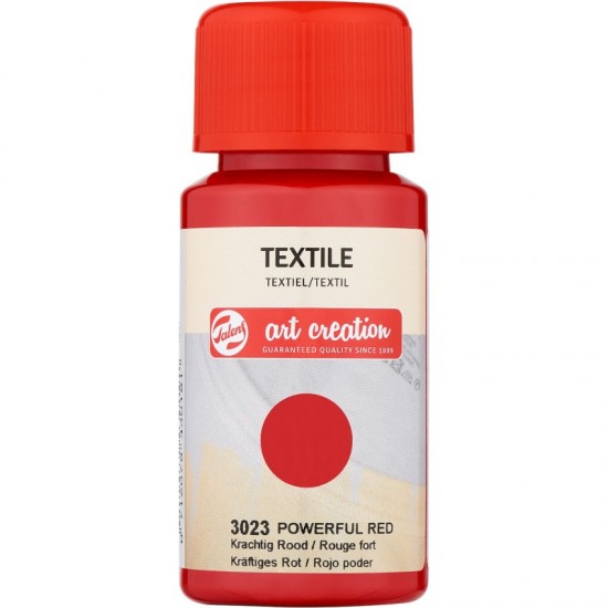 TALENS ART CREATION ΧΡΩΜΑΤΑ TEXTILE 50ml POWERFULL RED