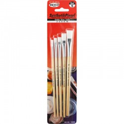 ΠΙΝΕΛΑ MEYCO ΣΥΝΘΕΤΙΚΑ ΠΛΑΚΕ ΣΕΤ 5τεμ. (2,4,6,8,10)