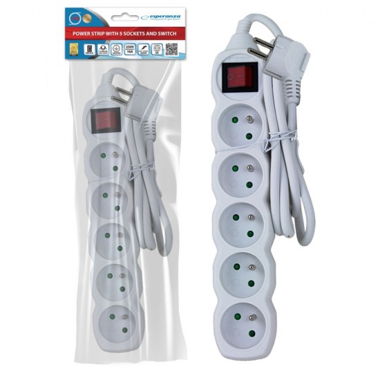 ΠΟΛΥΜΠΡΙΖΟ ESPERANZA 5 ΘΕΣΕΩΝ 3m ΛΕΥΚΟ