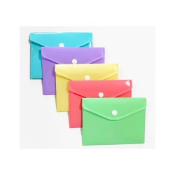 ΦΑΚΕΛΟΣ PP OPTIMA  ΚΟΥΜΠΙ Α7 PASTEL ΑΣΟΡΤΙ (πακέτο 10τεμ.)