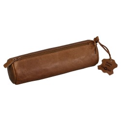 ΚΑΣΕΤΙΝΑ ΒΑΡΕΛΑΚΙ PAGNA ΔΕΡΜΑΤΙΝΗ 20,5x6cm καφέ