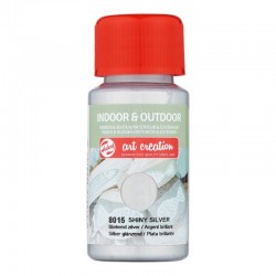 TALENS ART CREATION ΧΡΩΜΑΤΑ INDOOR/OUTDOOR  50ml SHINY SILVER