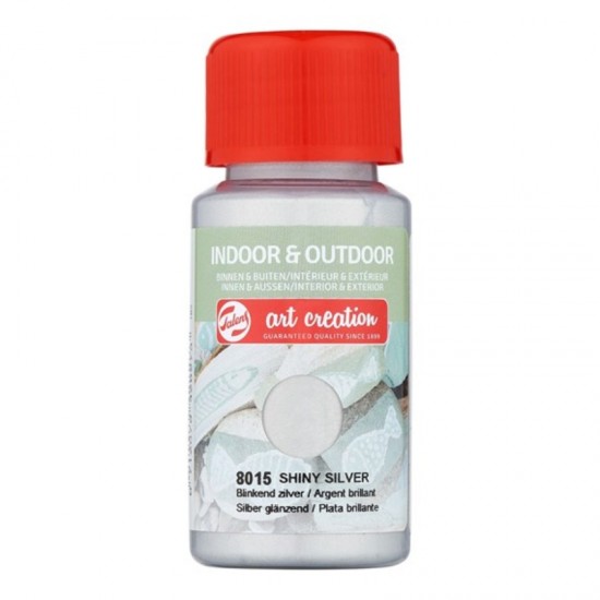 TALENS ART CREATION ΧΡΩΜΑΤΑ INDOOR/OUTDOOR  50ml SHINY SILVER