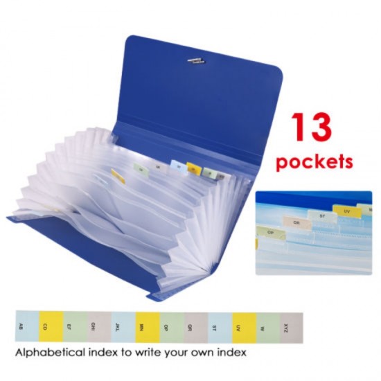 ΓΡΑΜΜΑΤΙΟΘΗΚΗ FOSKA ΜΙΚΡΗ 13 θήκες (26x14x2.8cm)