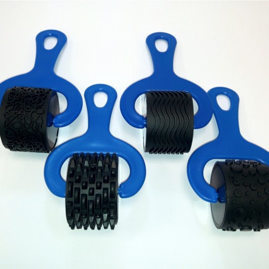 ΕΡΓΑΛΕΙΑ ΠΛΑΣΤΕΛΙΝΗΣ COLORFIX ROLLER ΣΧΕΔΙΑ ΣΕΤ 4τεμ.