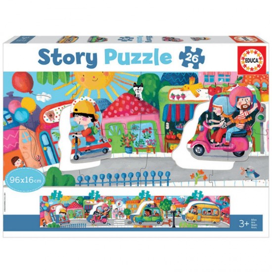 PUZZLE EDUCA ΠΑΙΔΙΚΑ STORY PUZZLE 26 Vehicles