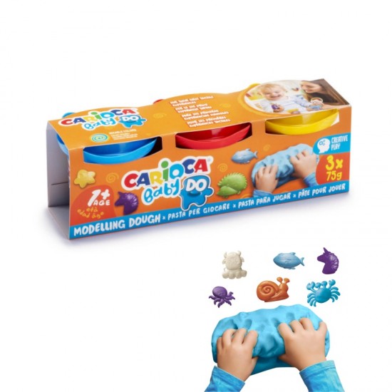 ΠΛΑΣΤΟΖΥΜΑΡΑΚΙΑ CARIOCA BABY 1+  ΣΕΤ 3/75gr