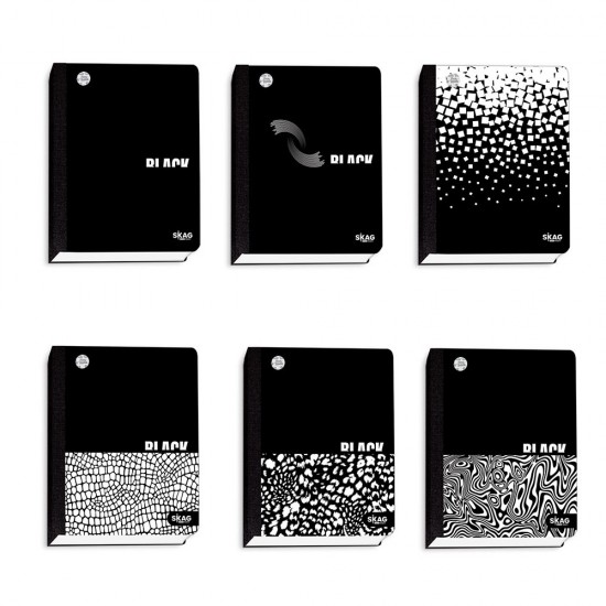 ΗΜΕΡΟΛΟΓΙΟ SKAG ΑΚΑΔΗΜΑΙΚΟ ΣΧΕΔΙΑ BLACK WHITE