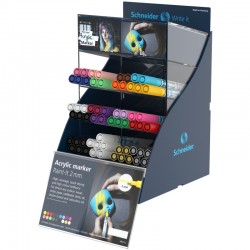 ΒΙΤΡΙΝΑ RACK ΜΑΡΚΑΔΟΡΟΙ SCHNEIDER PAINT-IT 310  (stand 61τεμ.)