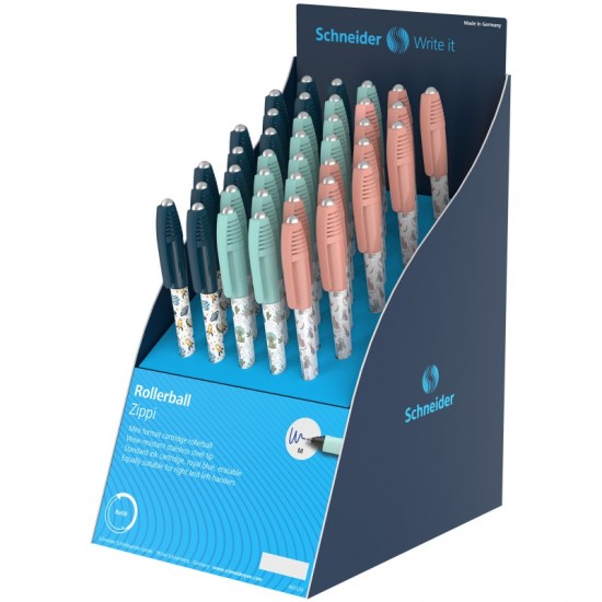 ΒΙΤΡΙΝΑ RACK ΣΤΥΛΟ SCHNEIDER ROLLER BALL ZIPPY (stand 40τεμ.)