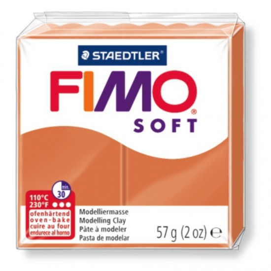 ΠΗΛΟΣ STAEDTLER FIMO SOFT COGNAC 56 gr.