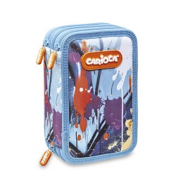 ΚΑΣΕΤΙΝΑ CARIOCA ΓΕΜΑΤΗ SPRAY 3 ZIP ΒLUE