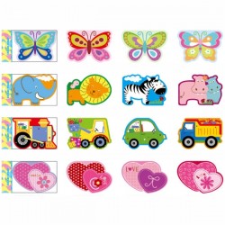 ΑΛΜΠΟΥΜ STICKERS ΣΧΕΔΙΑ ΚΟΦΤΑ 21x15cm