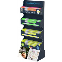 ΒΙΤΡΙΝΑ ΜΑΡΚΑΔΟΡΟΙ SCHNEIDER SHINE UP ΥΠΟΓΡΑΜΜΙΣΗΣ ΦΩΣΦΟΡΟΥΧΟΙ (stand 80τεμ.)