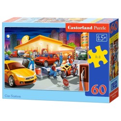 PUZZLE  CASTORLAND 60τεμ. Gas Station (320x230mm)