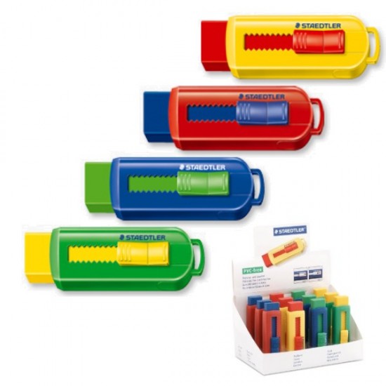 ΓΟΜΕΣ STAEDTLER ΧΡΩΜ.ΘΗΚΗΣ 12τεμ.