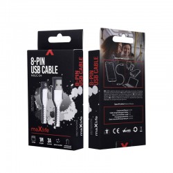 ΚΑΛΩΔΙΟ MAXLIFE USB TYPE A TO LIGHTNING 1m