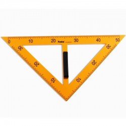 ΤΡΙΓΩΝΟ FOSKA ΠΙΝΑΚΟΣ ΠΛΑΣΤΙΚΟ 45° 50cm