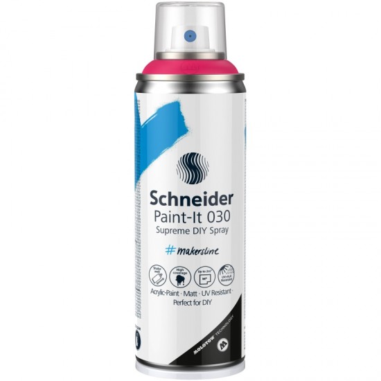 ΧΡΩΜΑΤΑ ΑΚΡΥΛΙΚΑ SCHNEIDER Σπρέι PAINT-IT 030 200ml MAGENTA