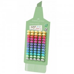 ΜΑΡΚΑΔΟΡΟΙ FABER CASTELL ΥΠΟΓΡΑΜΜΙΣΗΣ PASTEL (stand 60τεμ.)