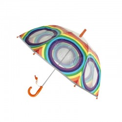 ΟΜΠΡΕΛΑ ΔΙΑΦΑΝΗ ΠΑΙΔΙΚΗ FLUO (μήκος 67cm διάμετρος 74cm)