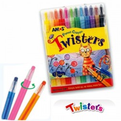 ΚΡΑΓΙΟΝ ΚΕΡΙΝΑ AMOS TWISTER ΣΕΤ 12 ΧΡΩΜ.