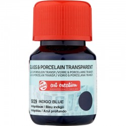 TALENS ART CREATION ΧΡΩΜΑΤΑ TR. GLASS/PORCELAIN  30ml INDIGO BLUE