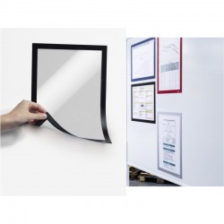 ΠΛΑΙΣΙΟ ΑΝΑΚΟΙΝΩΣΕΩΝ DURABLE DURAFRAME ΜΑΓΝΗΤΙΚΟ ΜΟΝΟ Α4 ΣΕΤ 5τεμ. ΜΑΥΡΟ