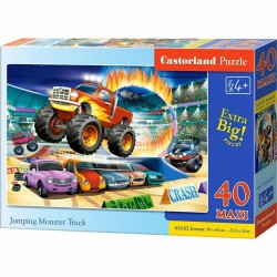 PUZZLE  CASTORLAND 40τεμ. MAXI Jumping Monster Truck (590x400mm)