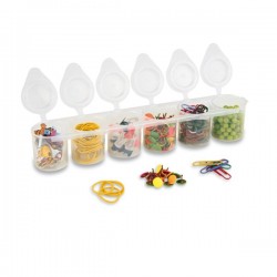 ΔΟΧΕΙΟ ΠΛΑΣΤΙΚΑ ΓΙΑ ΧΡΩΜ. 6 ΘΕΣΕΩΝ CMP