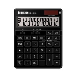 ΚΟΜΠΙΟΥΤΕΡ ELEVEN  SDC 333X-BK  ΜΑΥΡΟ  (12 ψηφία) 155x125x31mm