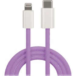 ΚΑΛΩΔΙΟ MAXLIFE USB C-LIGHTNING 20W PURPLE 1m
