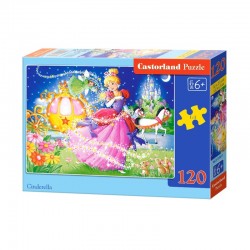 ΠΑΙΧΝΙΔΙ PUZZLE  CASTORLAND 120τεμ. Cinderella (320x230mm)