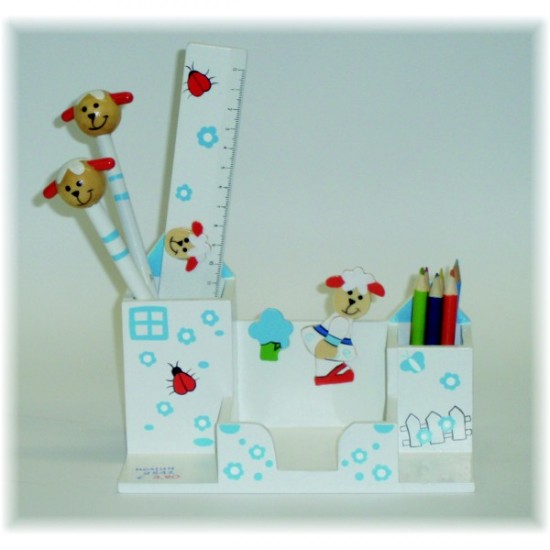 ΜΟΛΥΒΟΘΗΚΗ ΣΕΤ ΞΥΛΙΝΗ ΛΕΥΚΗ